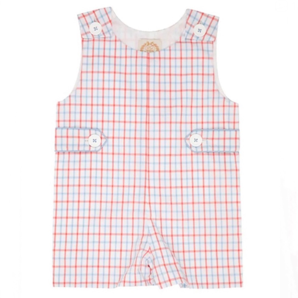 Beaufort Bonnet Jack Keene Jon Jon Parrot Cay Coral Chandler Check 18-24M